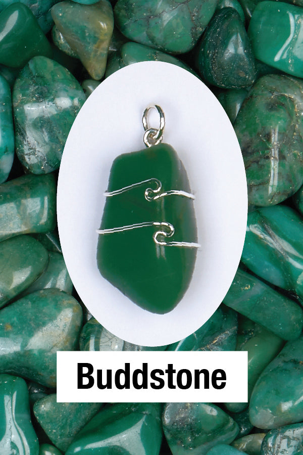 Buddstone Wrapped Pendant