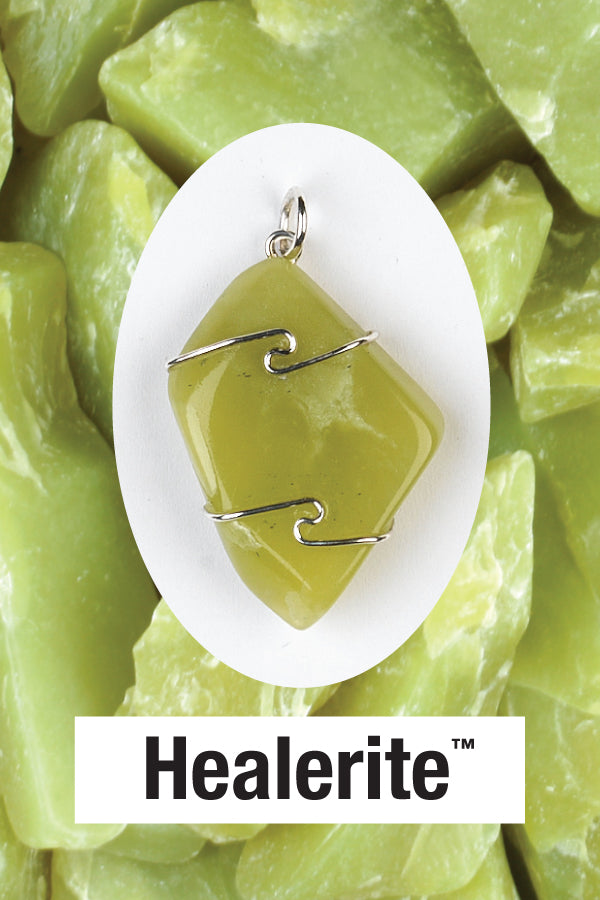 Healerite Wrapped Pendant