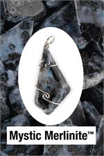 Merlinite- Mystic Wrapped Pendant