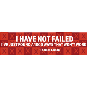 Have Not Failed - Bumper Sticker