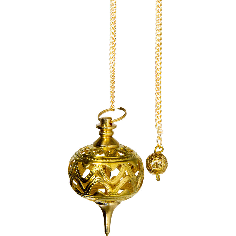 Jali Brass Metal Pendulum P42