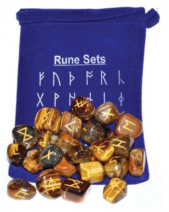 Rune Set - Tigers Eye