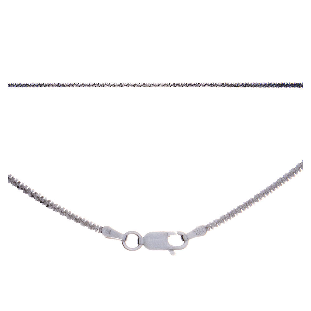 Criss Cross Chain in Sterling Silver
