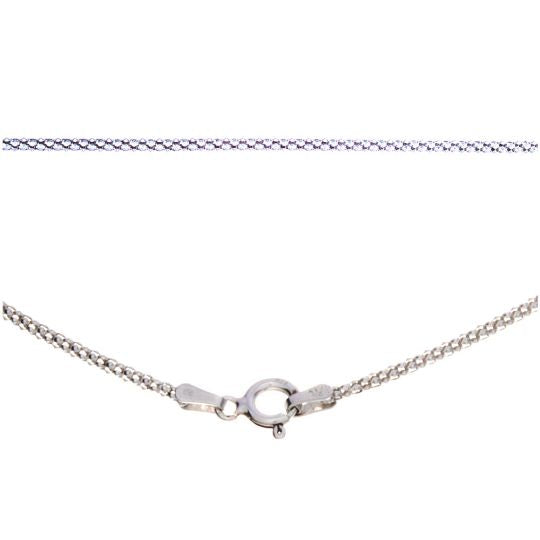 Popcorn Chain in Sterling Silver