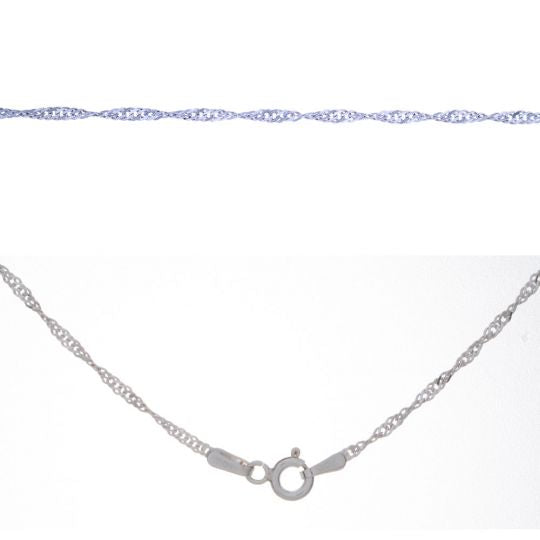 Singapore Chain in Sterling Silver
