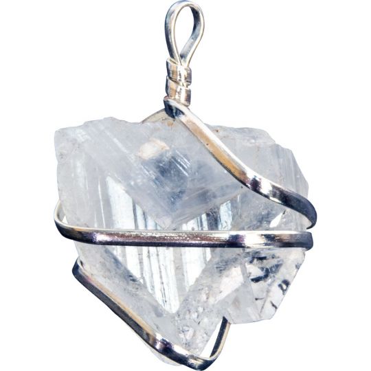 Apophyllite Point Wire Wrapped Pendant