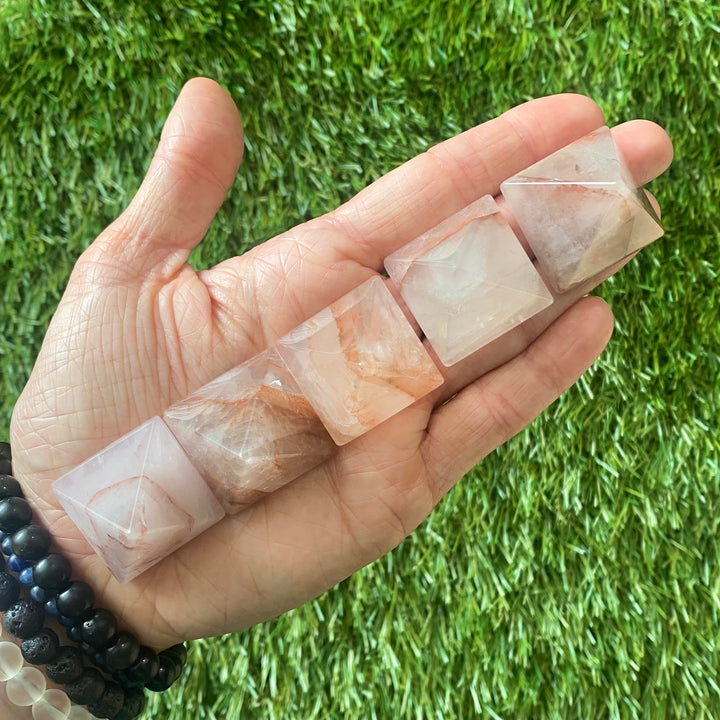 Quartz (Hematoid) Pyramid PY7-1