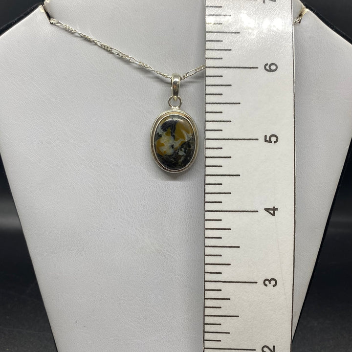 Painted Jasper SS Pendant-TM1611