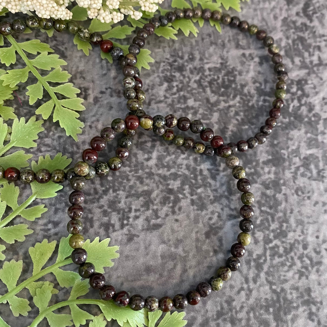 Dragon Blood Jasper (4mm) Bracelet