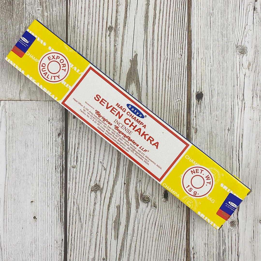 Satya -Seven Chakras - Stick Incense (15 g)
