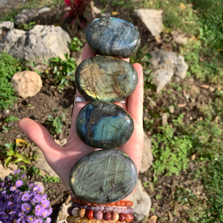 Labradorite Palm Stone PS15-2