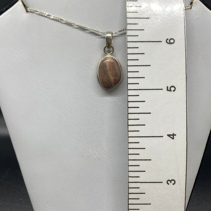 Porcelain Jasper SS Pendant-TM1618