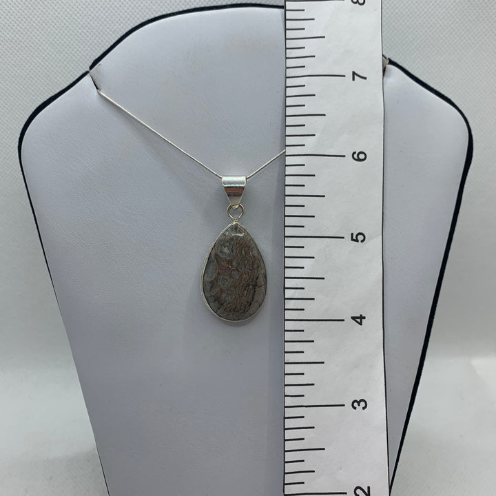 Mushroom Jasper SS Pendant-PD4 P9