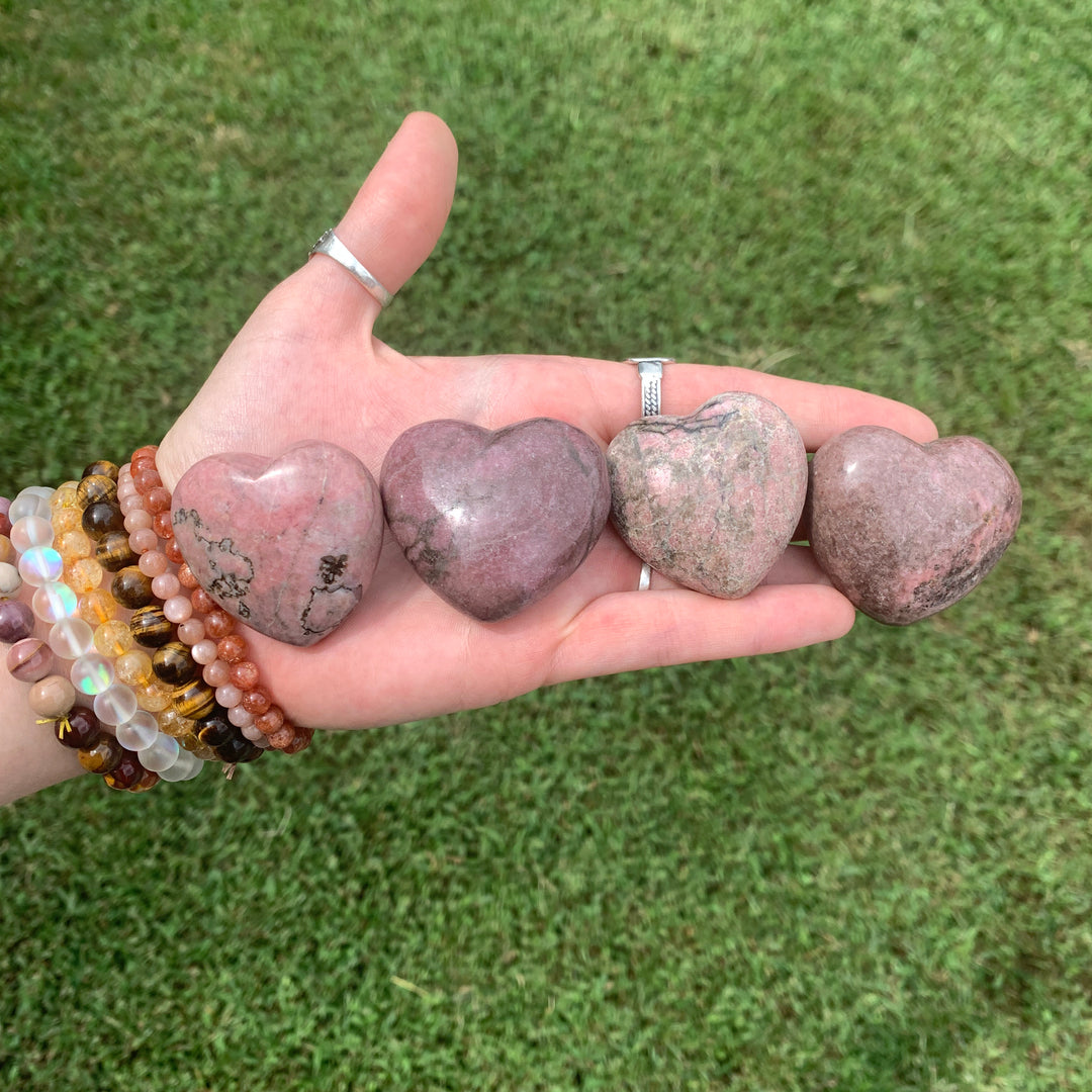 Rhodonite Heart HT29-4