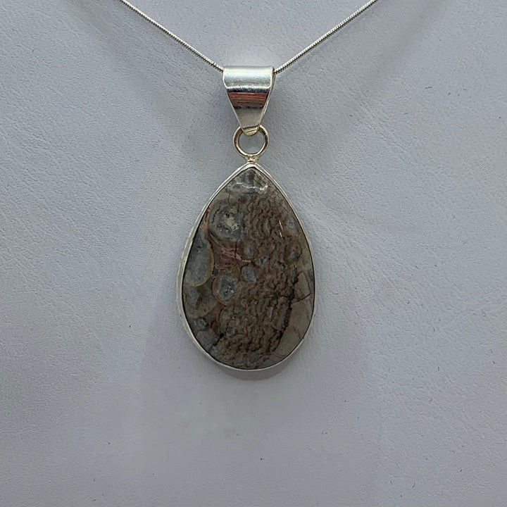 Mushroom Jasper SS Pendant-PD4 P9