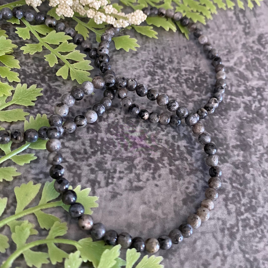 Black Labradorite (4mm) Bracelet