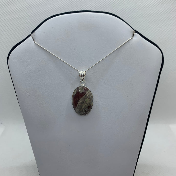 Mushroom Jasper SS Pendant-PD7 P9