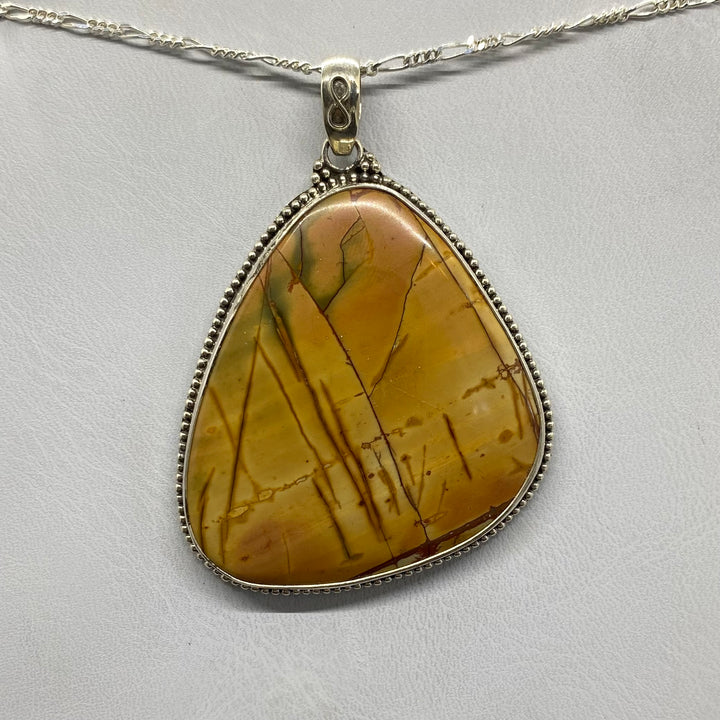 Cherry Creek Jasper SS Pendant-TM1503