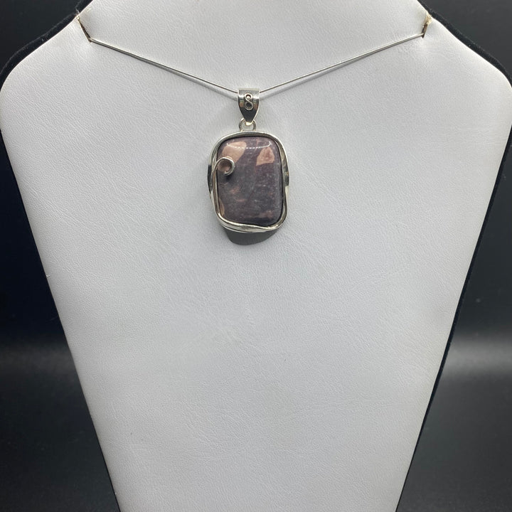 Porcelain Jasper  SS Pendant-TM183