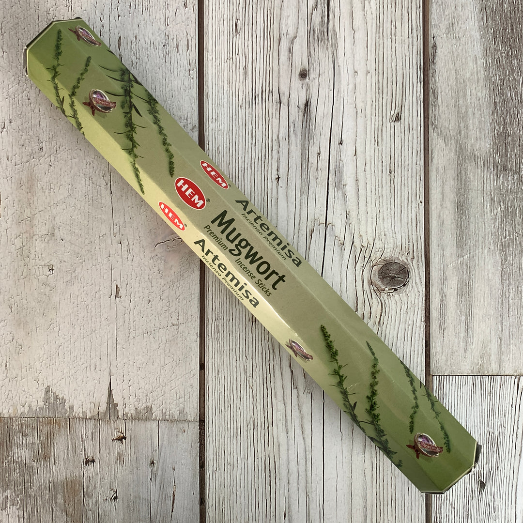 Hem Mugwort Incense (20gr Hex Pack)