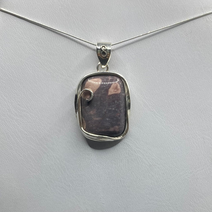 Porcelain Jasper  SS Pendant-TM183