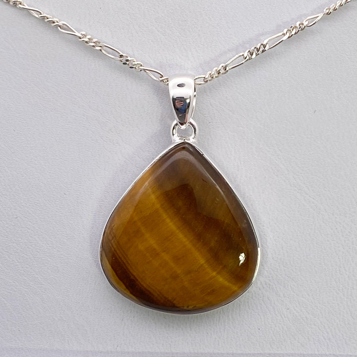 Tiger Eye Pendant SS  - MNS965