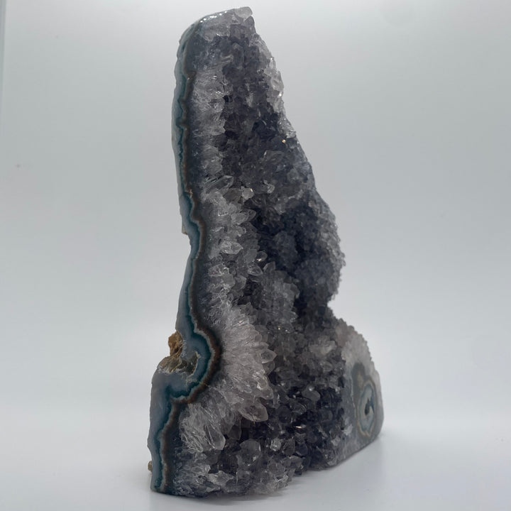 Amethyst (Black) Druze Stand Up-AME2-30