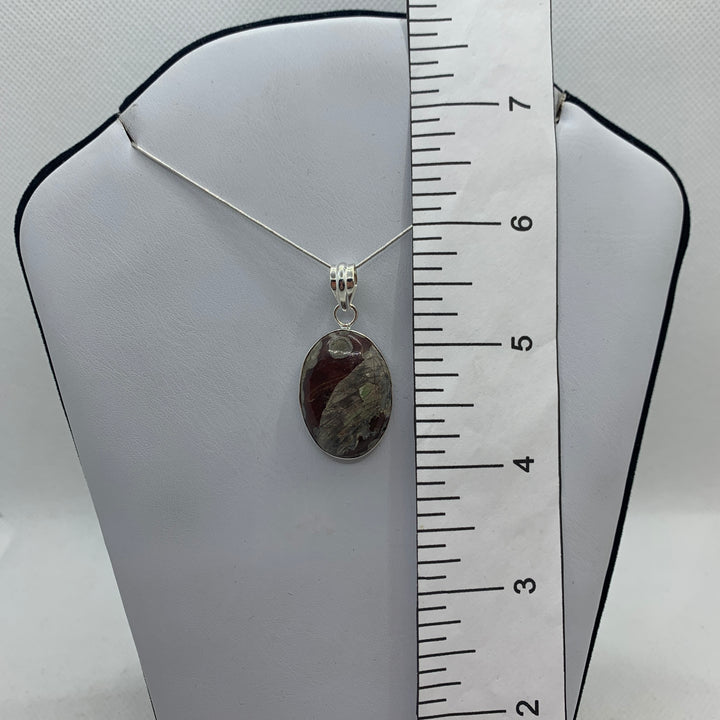Mushroom Jasper SS Pendant-PD7 P9