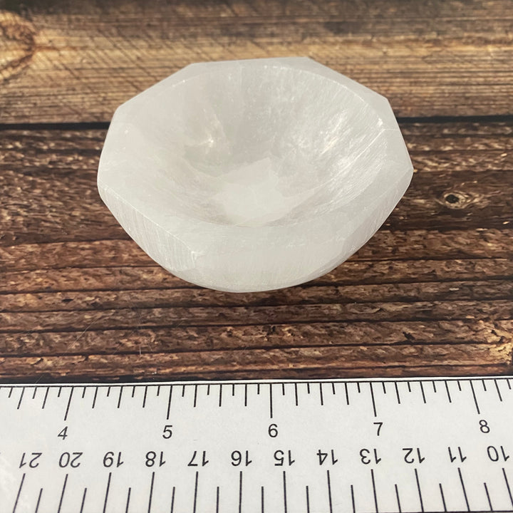Selenite Bowl-Hex Shape