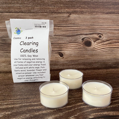 Cosmic Essence Clearing Candle (3 pack)