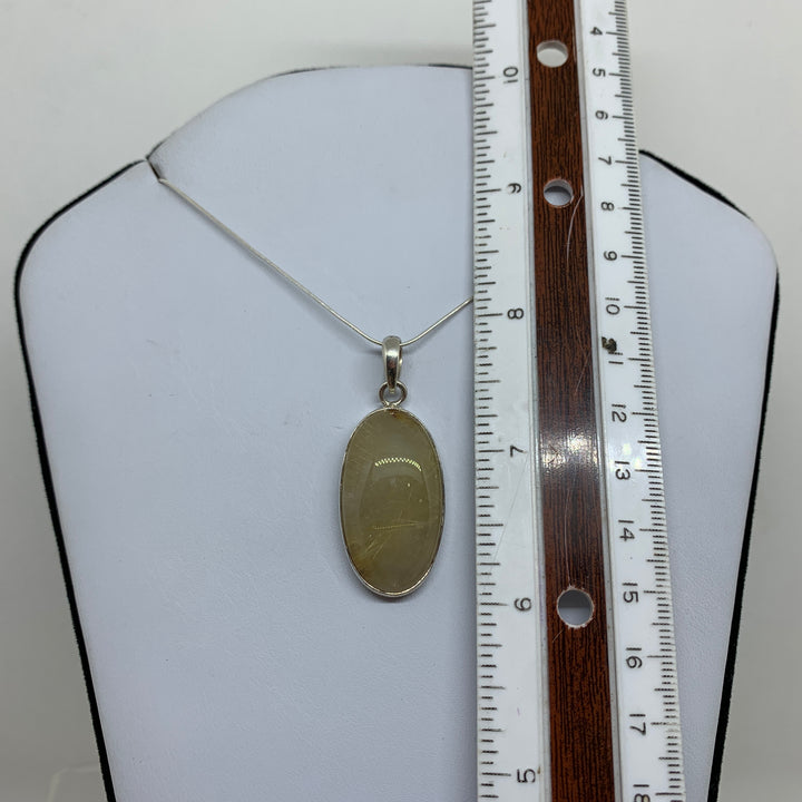 Rutilated Quartz Pendant  CC215 P7