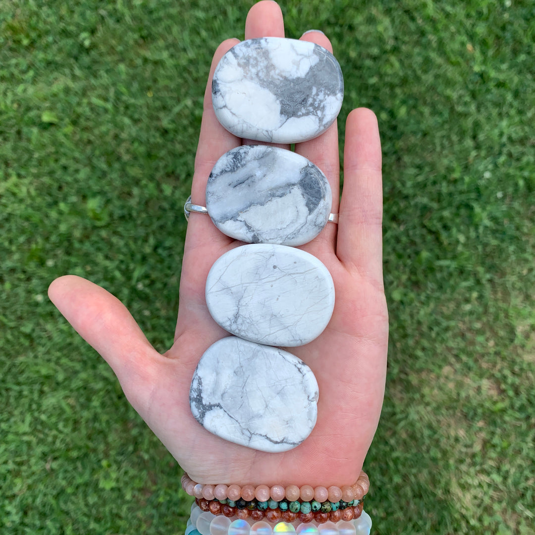 Howlite Flat Stone