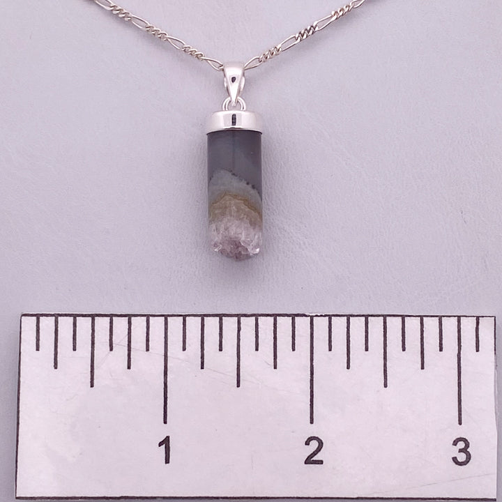 Amethyst Pendant SS  - MNS931