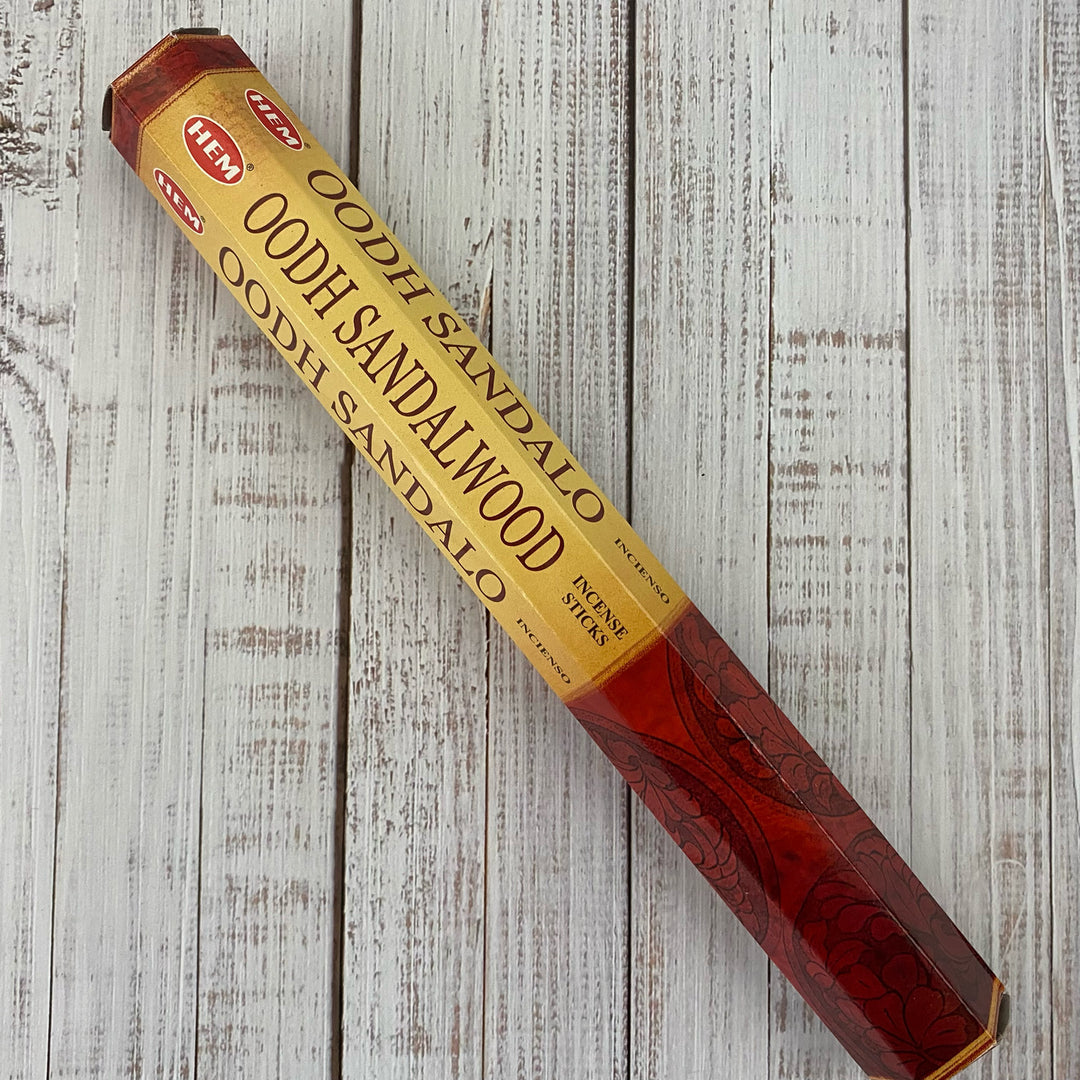 Hem Oodh Sandalwood Incense (20gr Hex Pack)