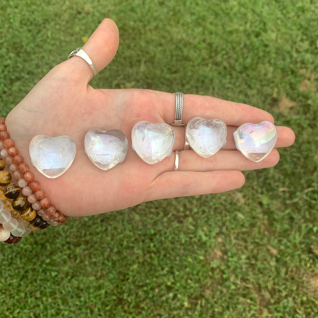 Angel Aura Quartz Heart