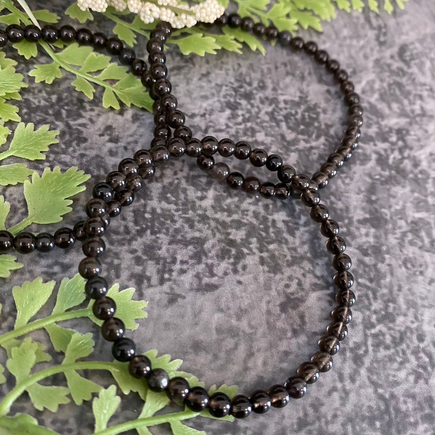 Black Obsidian (4mm) Bracelet
