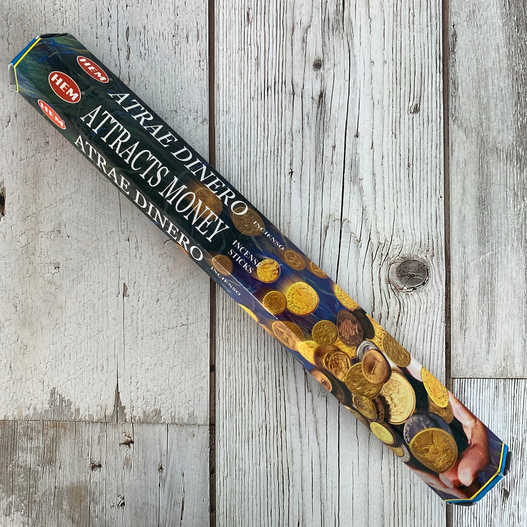 Hem Attracts Money Incense (20gr Hex Pack)