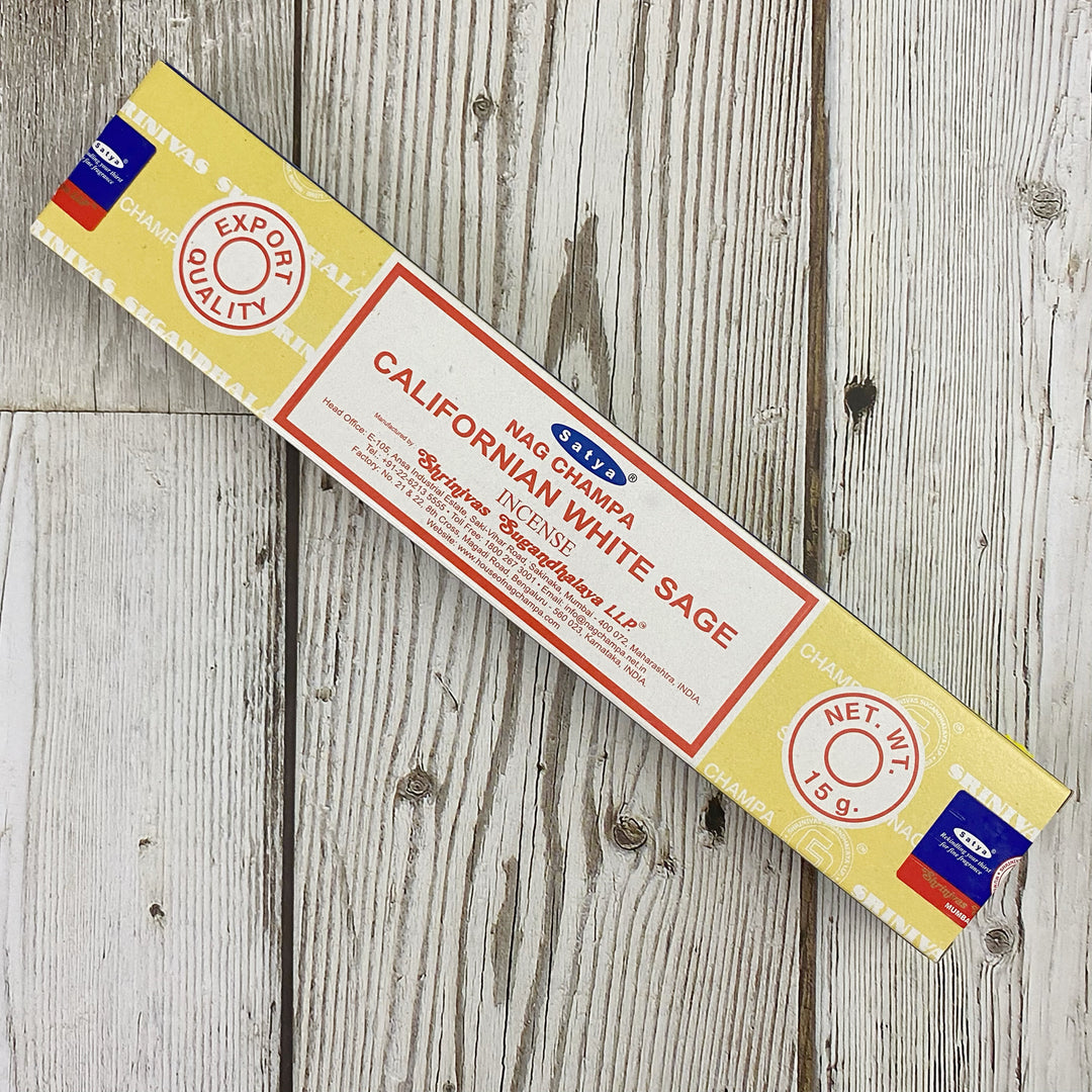 Satya -California White Sage - Stick Incense (15 g)