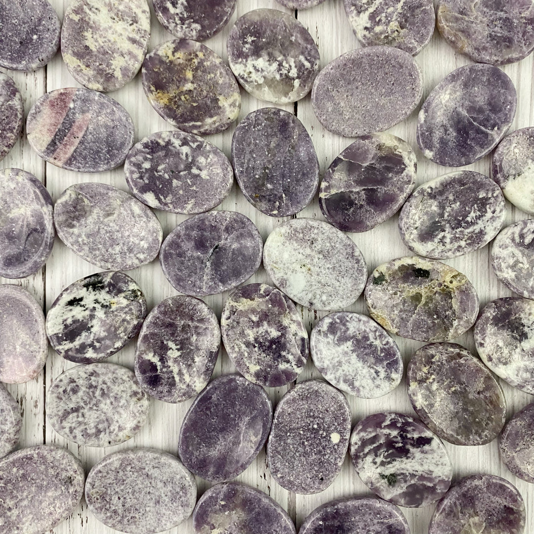 Lepidolite Worry Stone