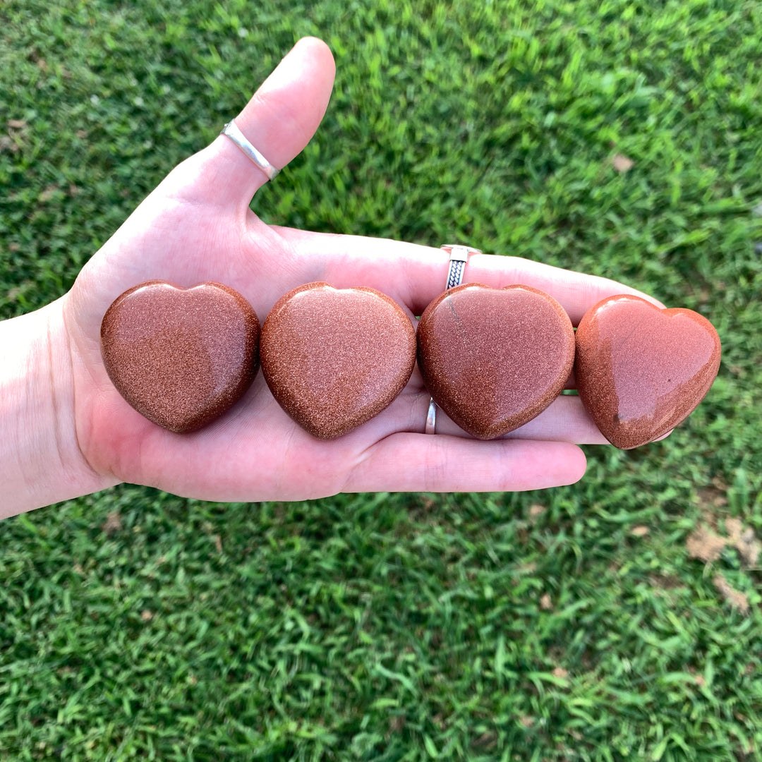 Goldstone Heart