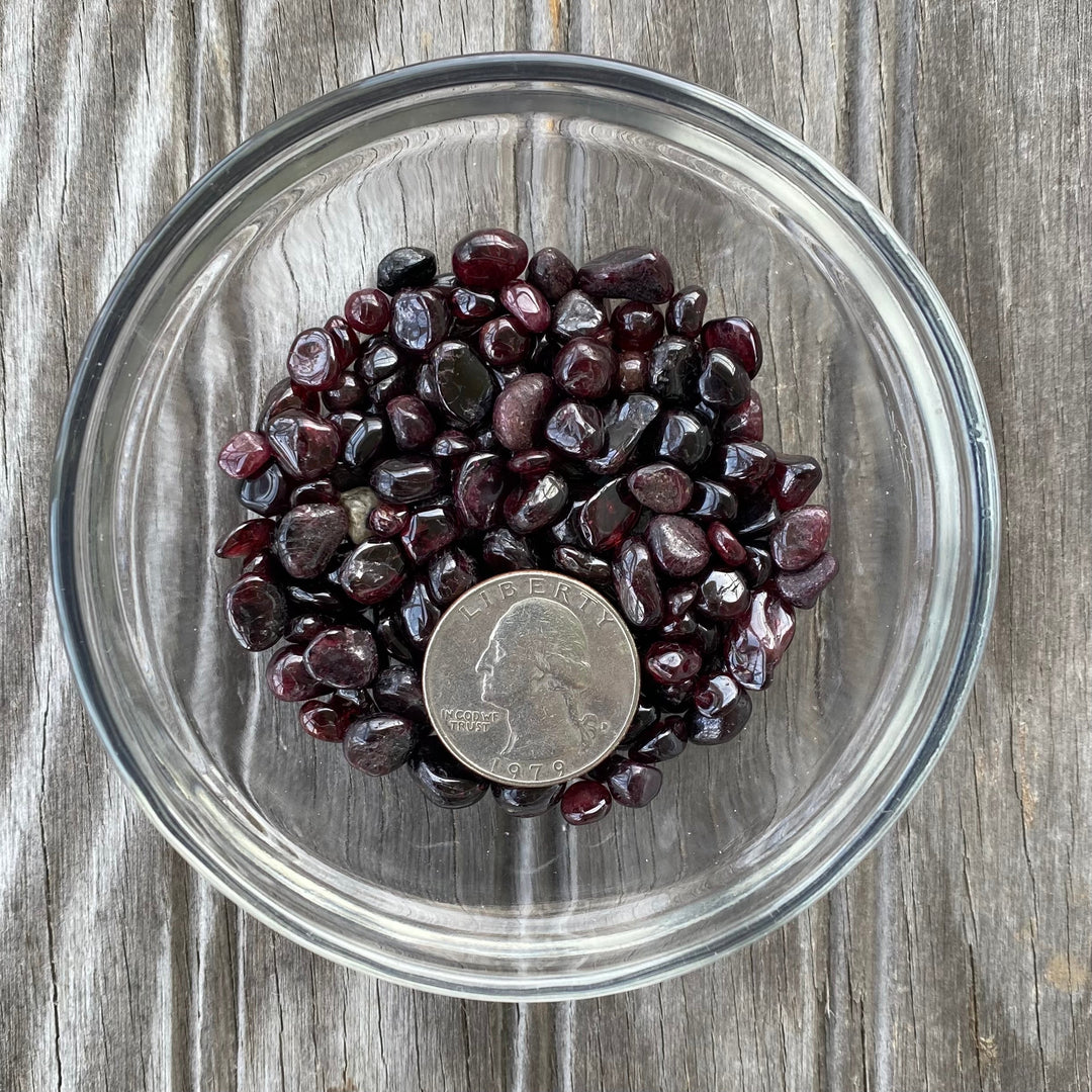 Garnet Crystal Chips (4oz)