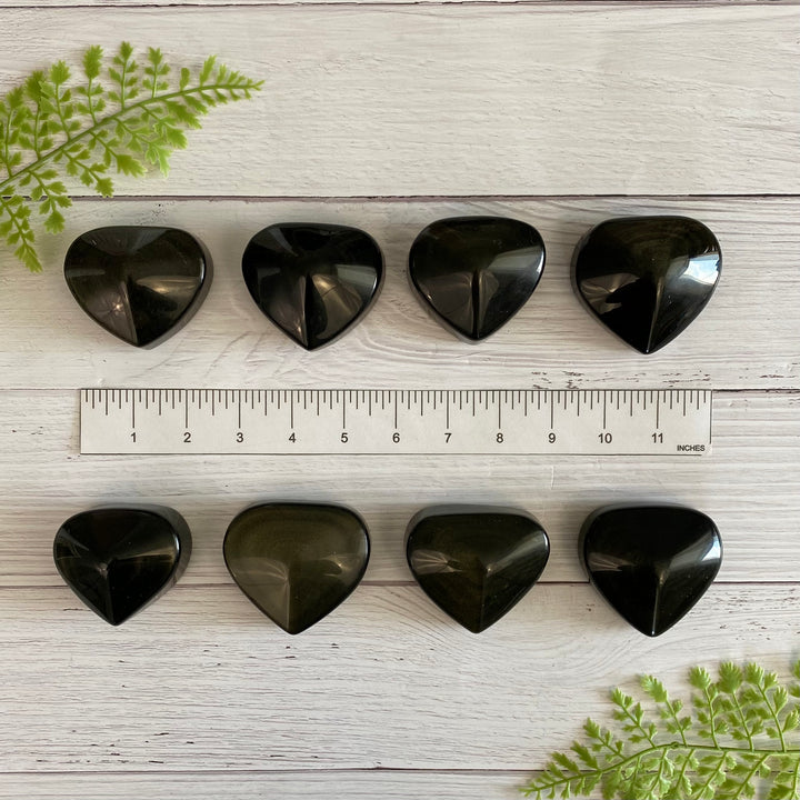 Goldsheen Obsidian Heart-HT15-6