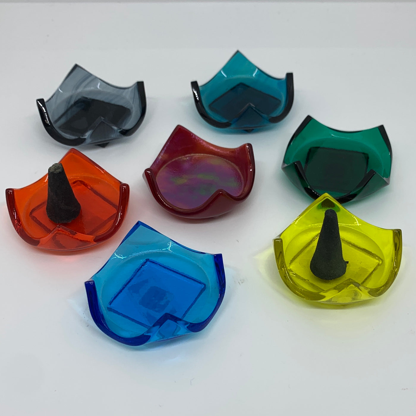 Tiny Glass Cone Burner (Assorted Colors)
