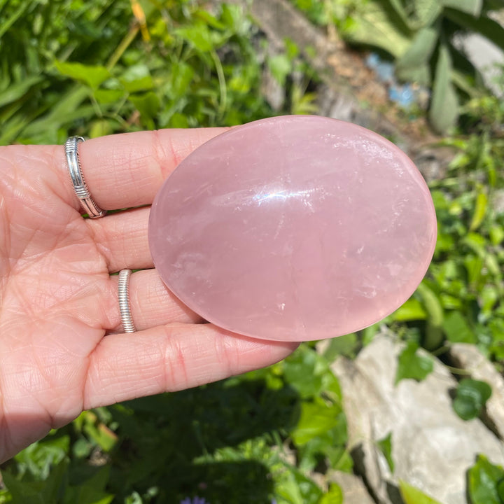 Rose Quartz Palm Stone PS20-6