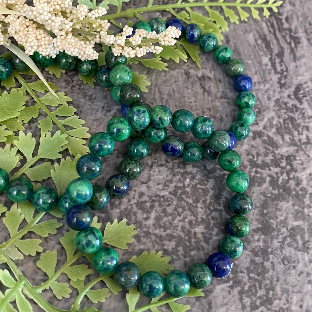 Reconstituted Chrysocolla (8mm) Bracelet