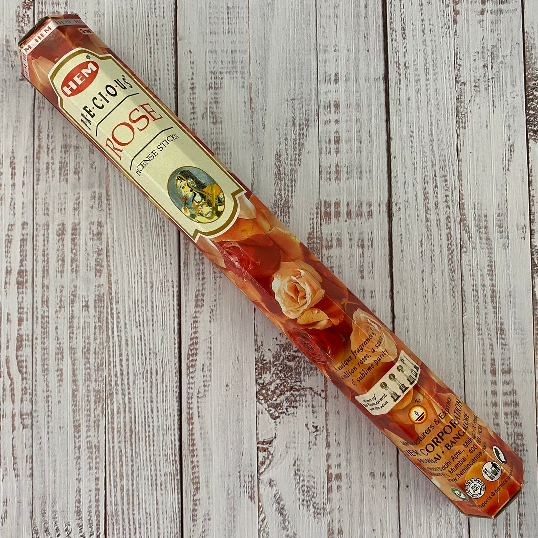 Hem Precious Rose Incense (20gr Hex Pack)