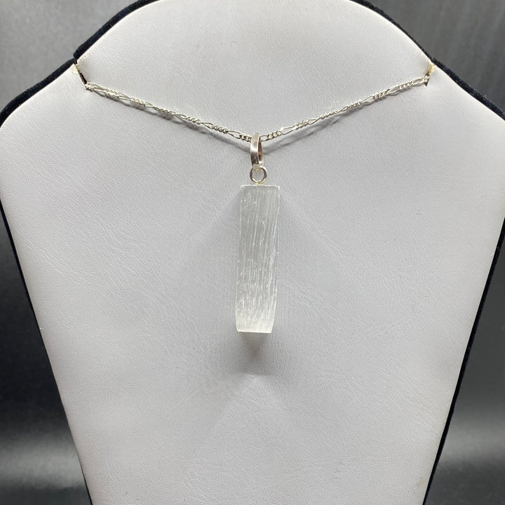 Selenite Pendant (drilled-top)