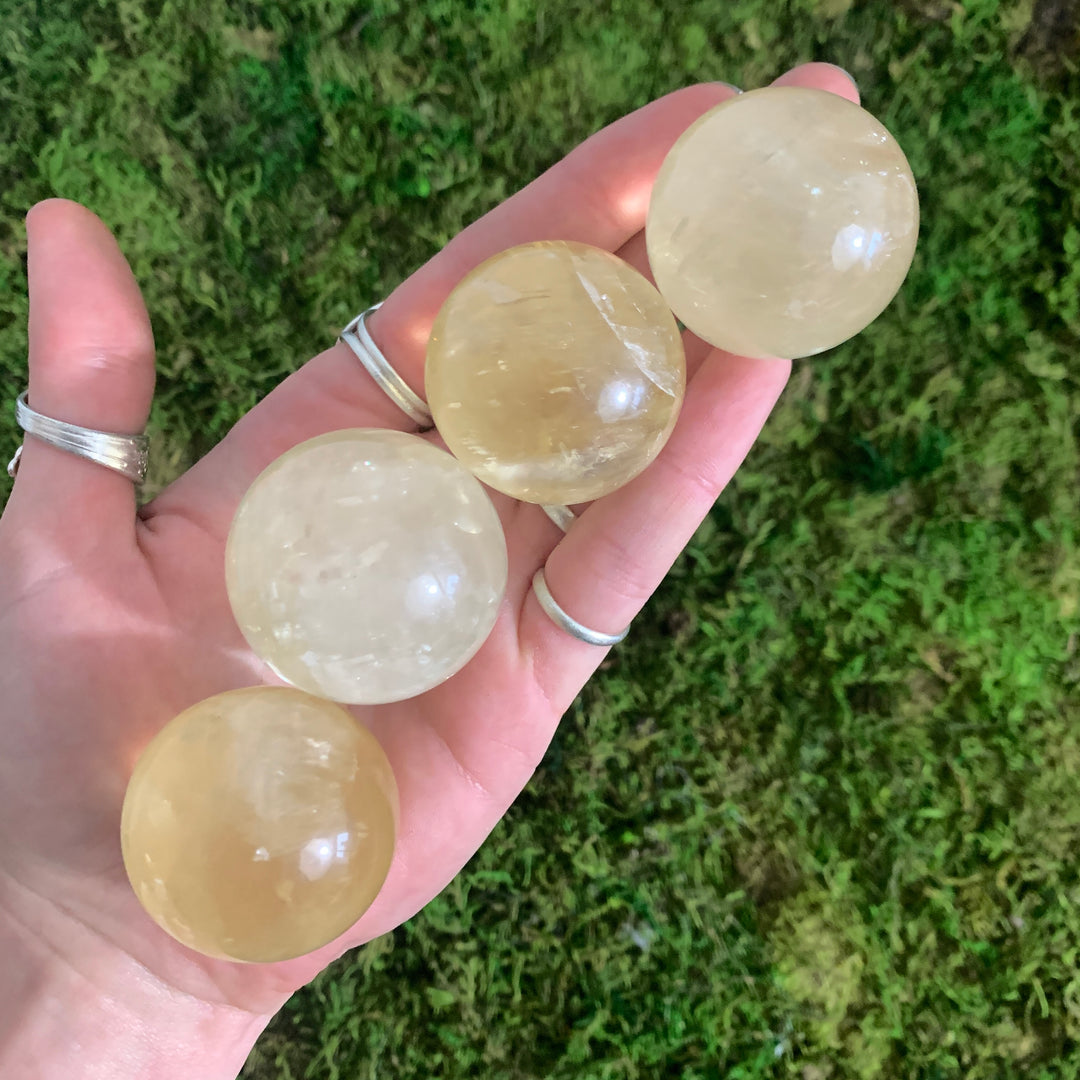 Calcite (Honey) Sphere SP13-1