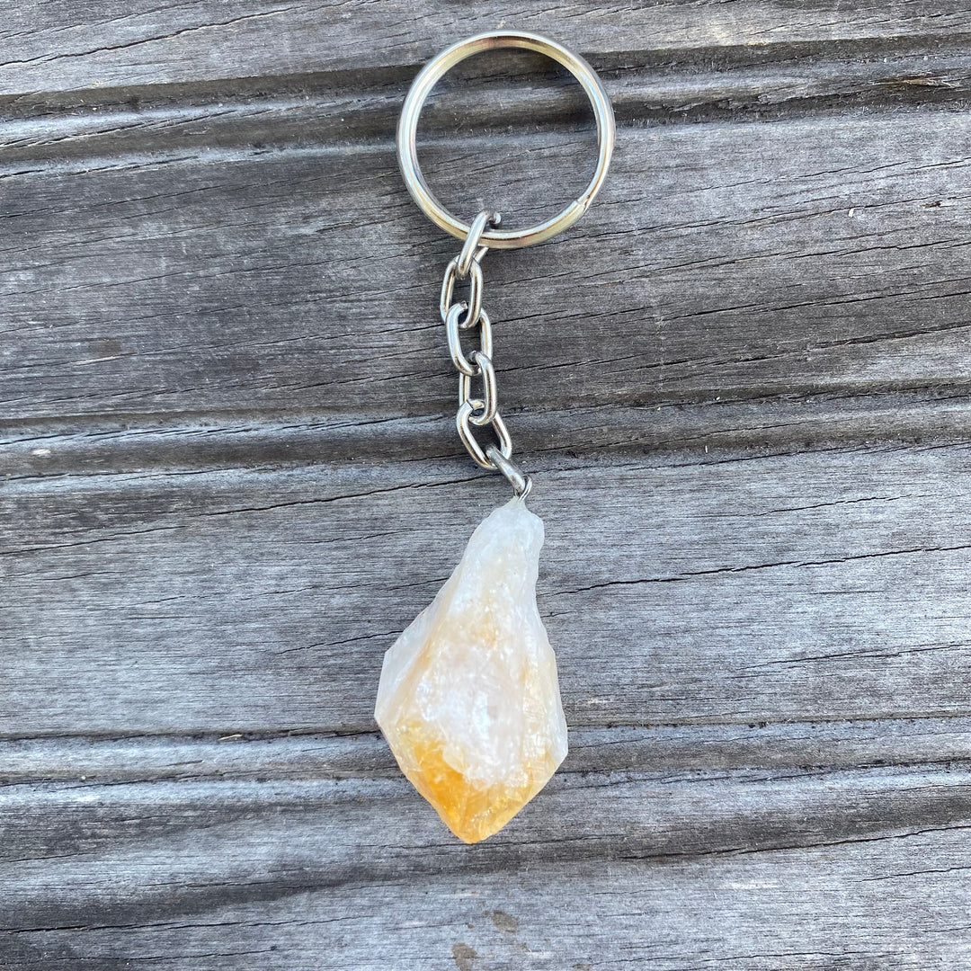 Citrine Point Keychain