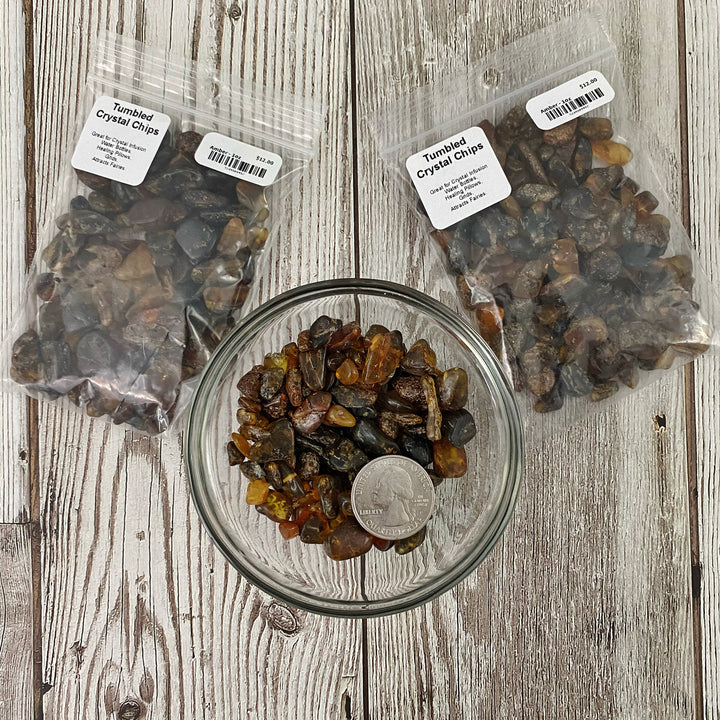 Amber Crystal Chips (1oz)